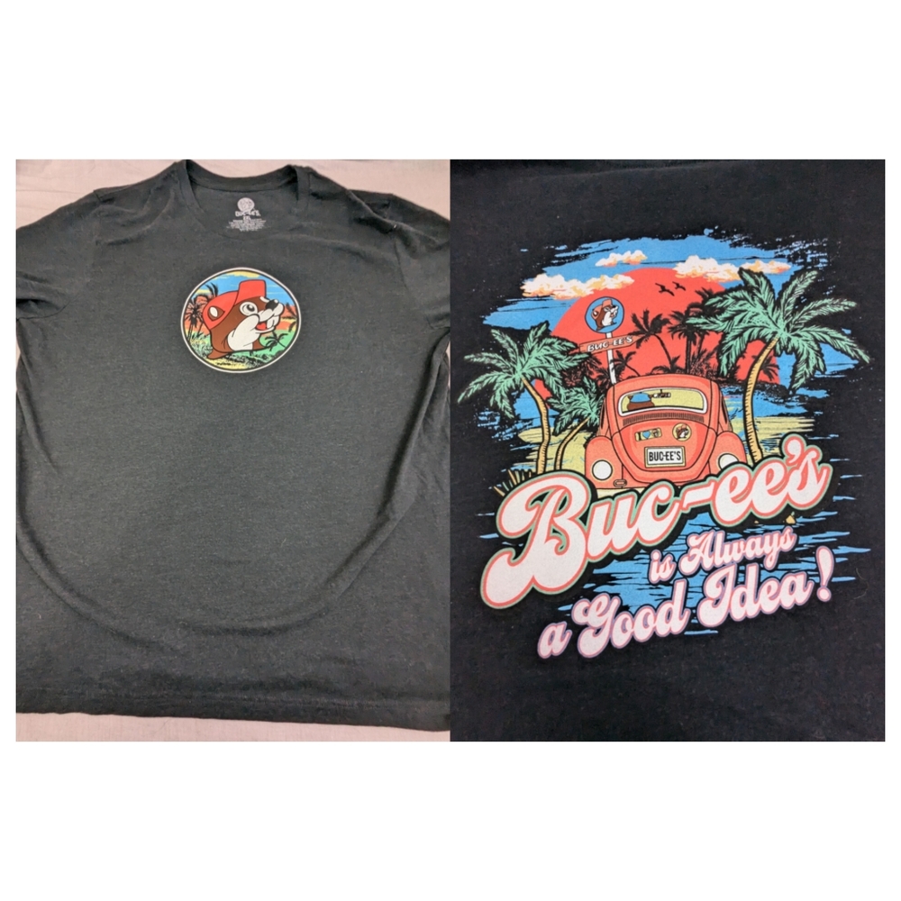 Buc-ees Bucees Is Always A Good Idea Black Tee 2X. BUC12